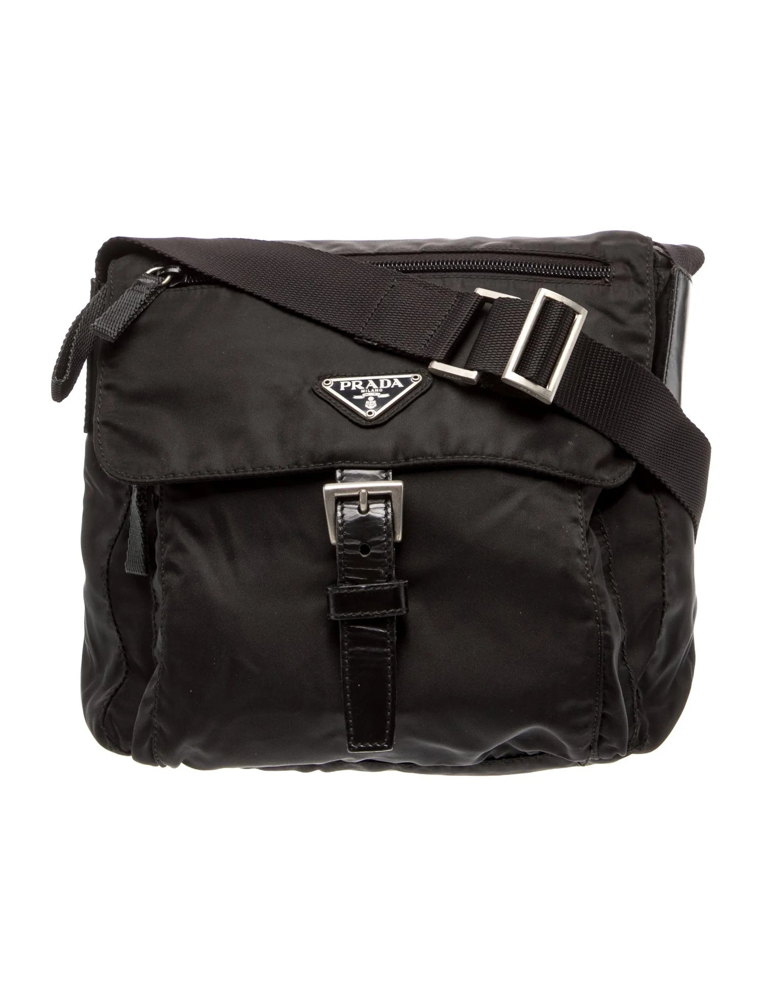 Enameled Metal Triangle Crossbody Bag Vintage