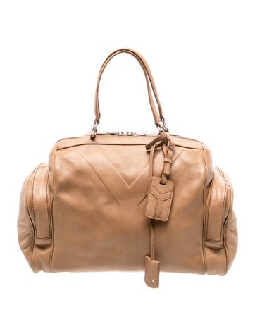 Leather Top Handle Bag