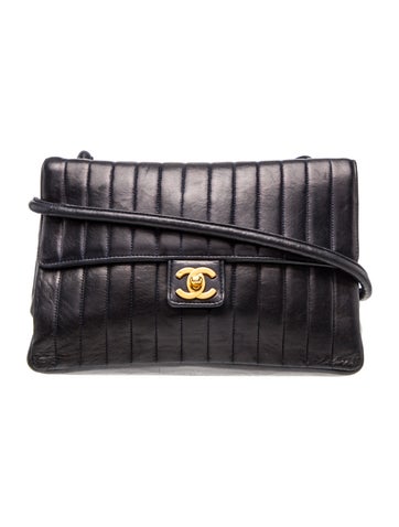Vertical Quilt Flap Bag
