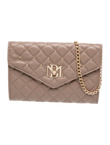 Badgley Mischka Leather Messenger Bag