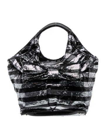 Sequins Top Handle Bag