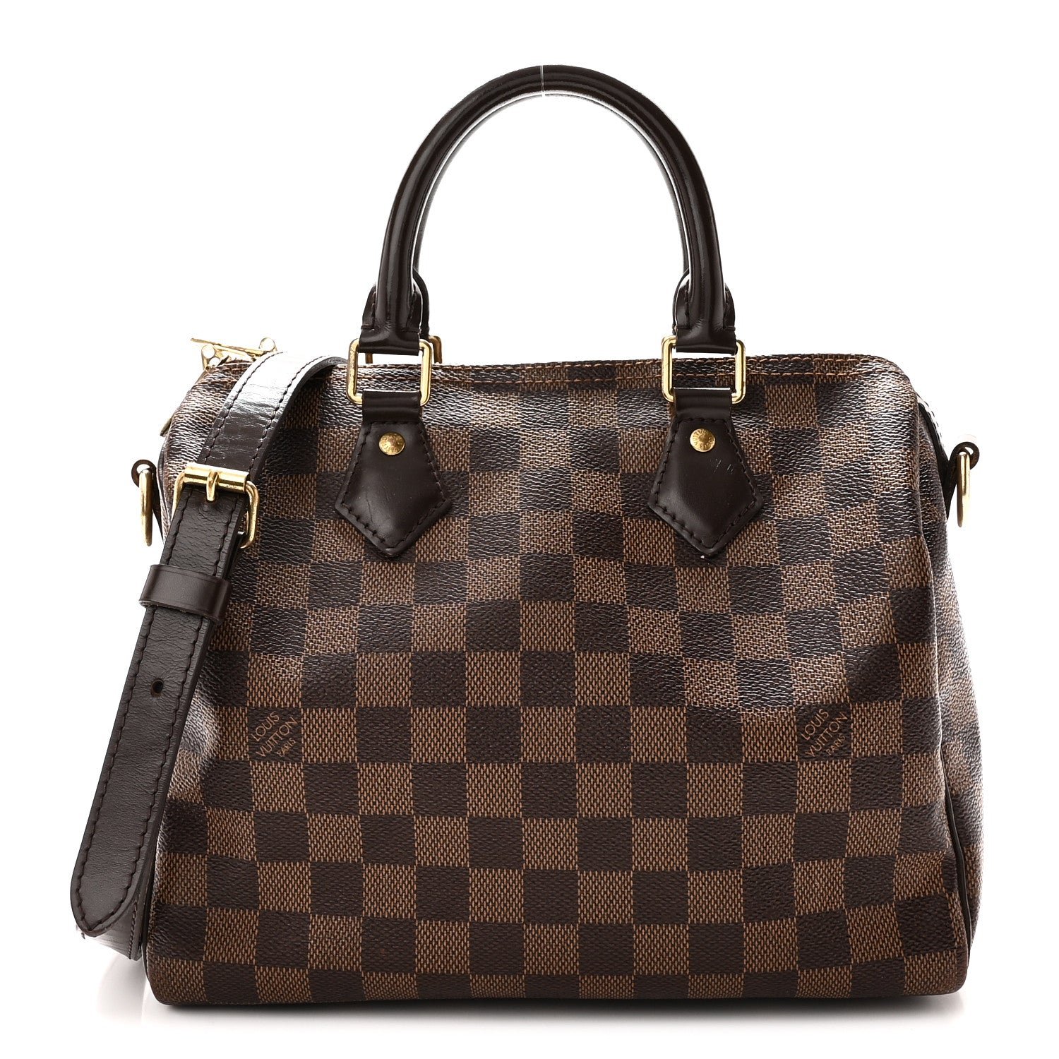 Louis Vuitton Damier Ebene Speedy Bandouliere 25