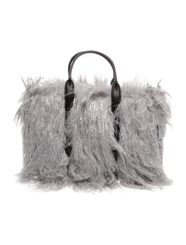 Faux Fur Top Handle Bag w/ Tags