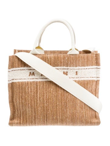 Marni Raffia Top Handle Bag