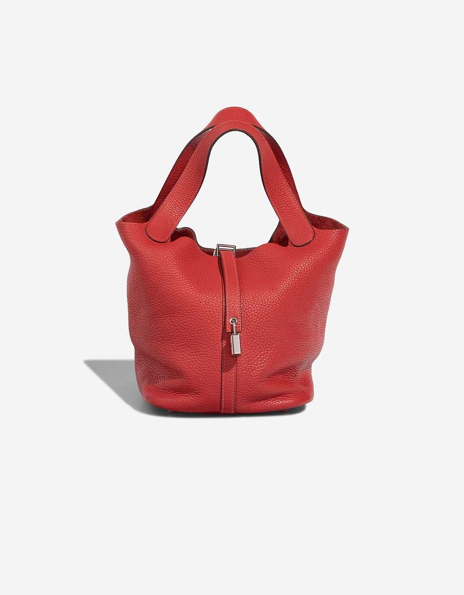 Hermes 
		Picotin 22 Clémence Rouge Duchesse    