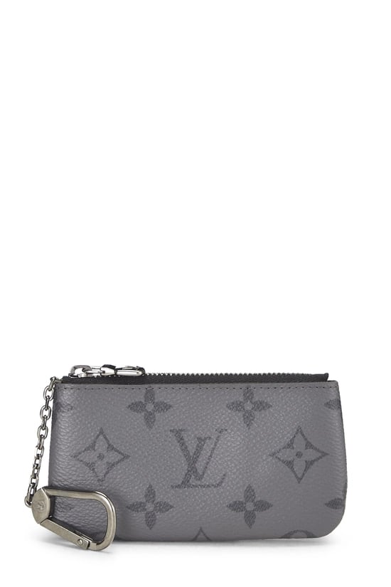 Black Monogram Eclipse Reverse Canvas Pochette Clefs
