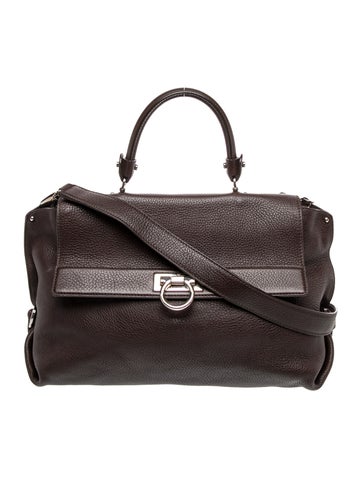 Ferragamo Gancini Top Handle Bag
