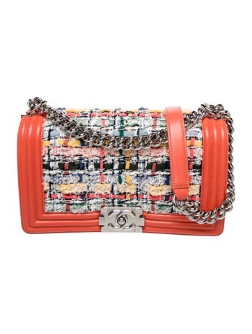 Medium Tweed Boy Bag