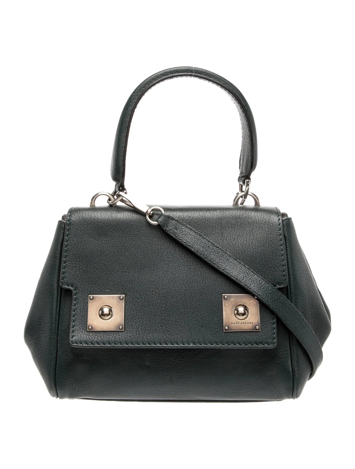 Leather Top Handle Bag