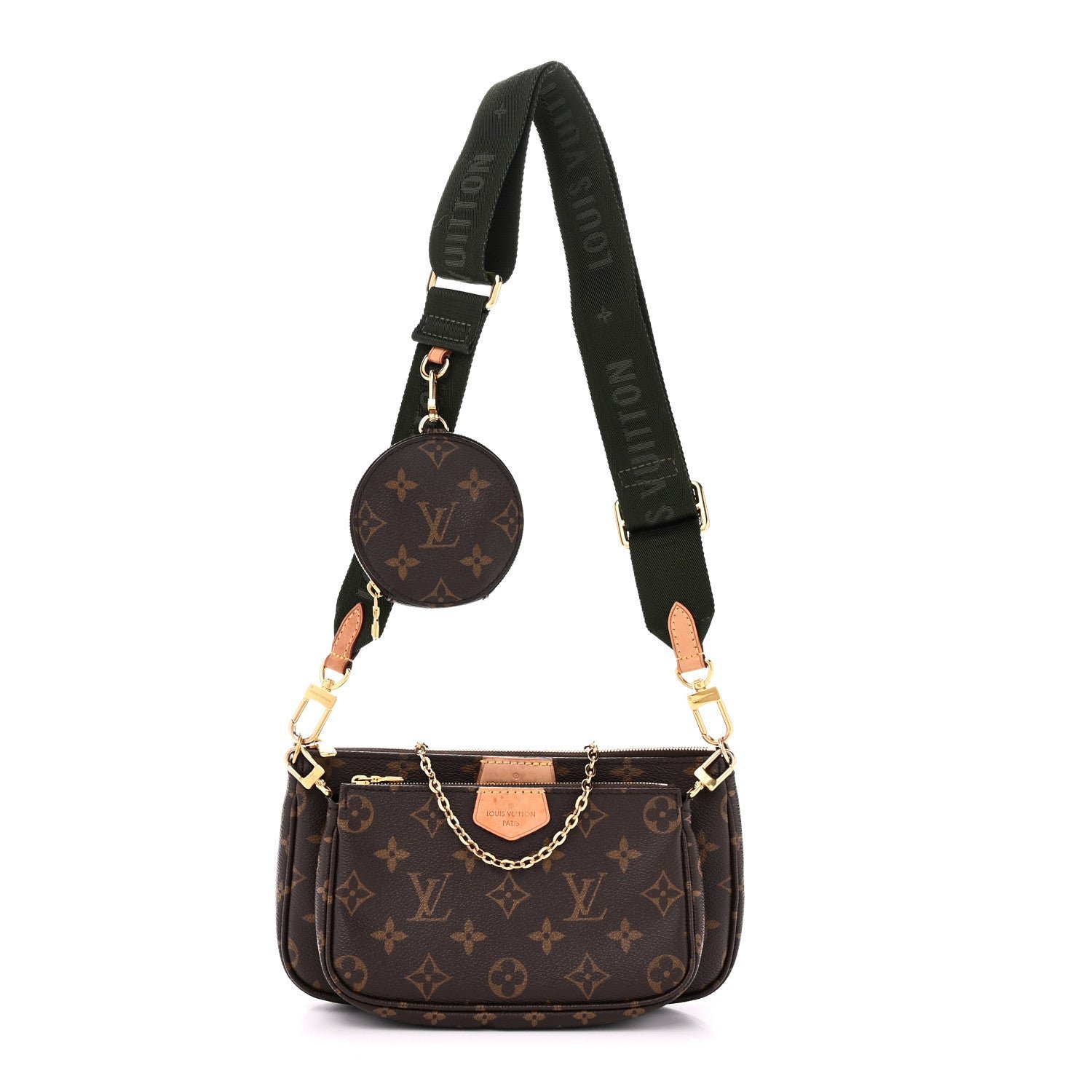 Louis Vuitton Monogram Multi Pochette Accessories Kaki