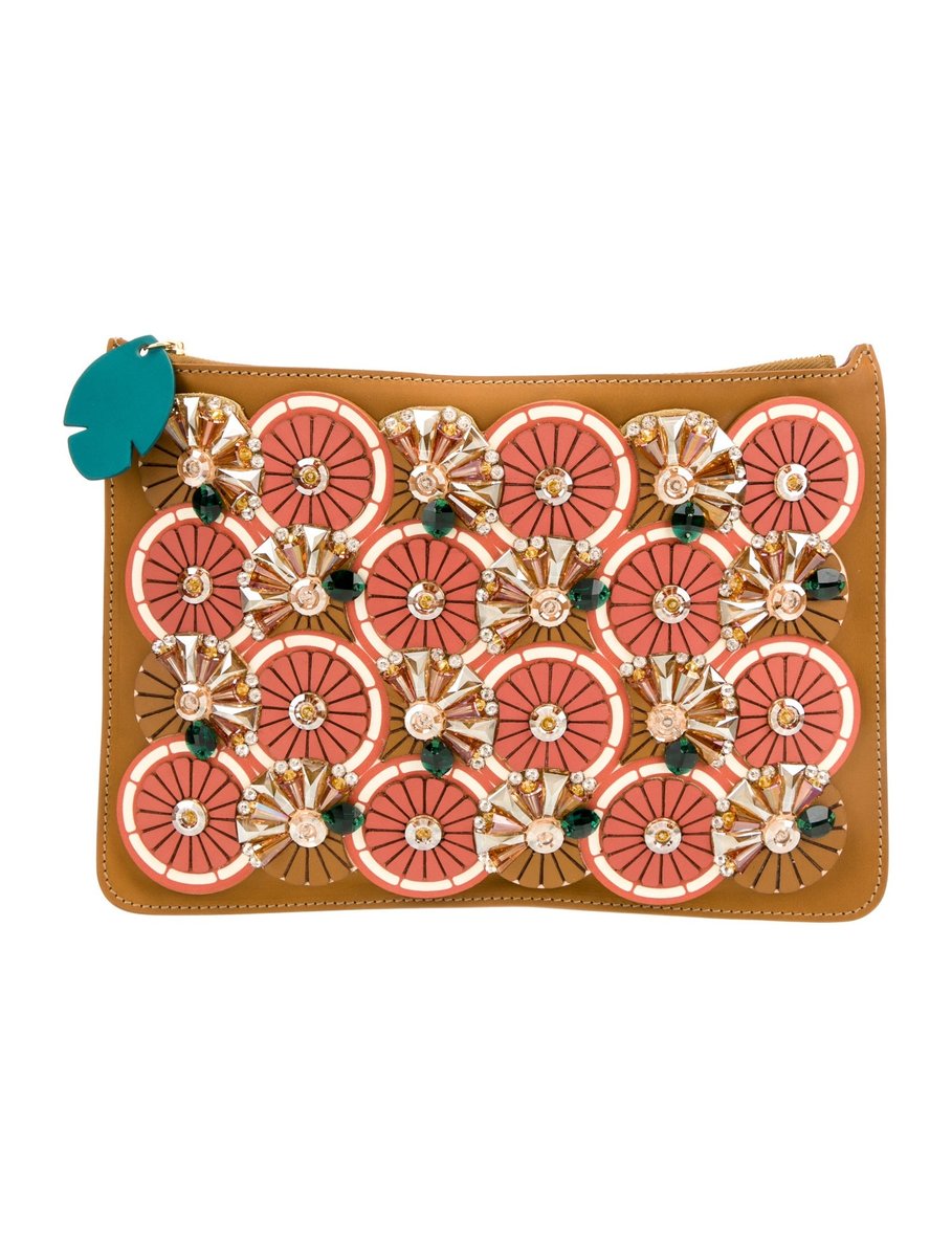 Sophie Hulme Leather Clutch