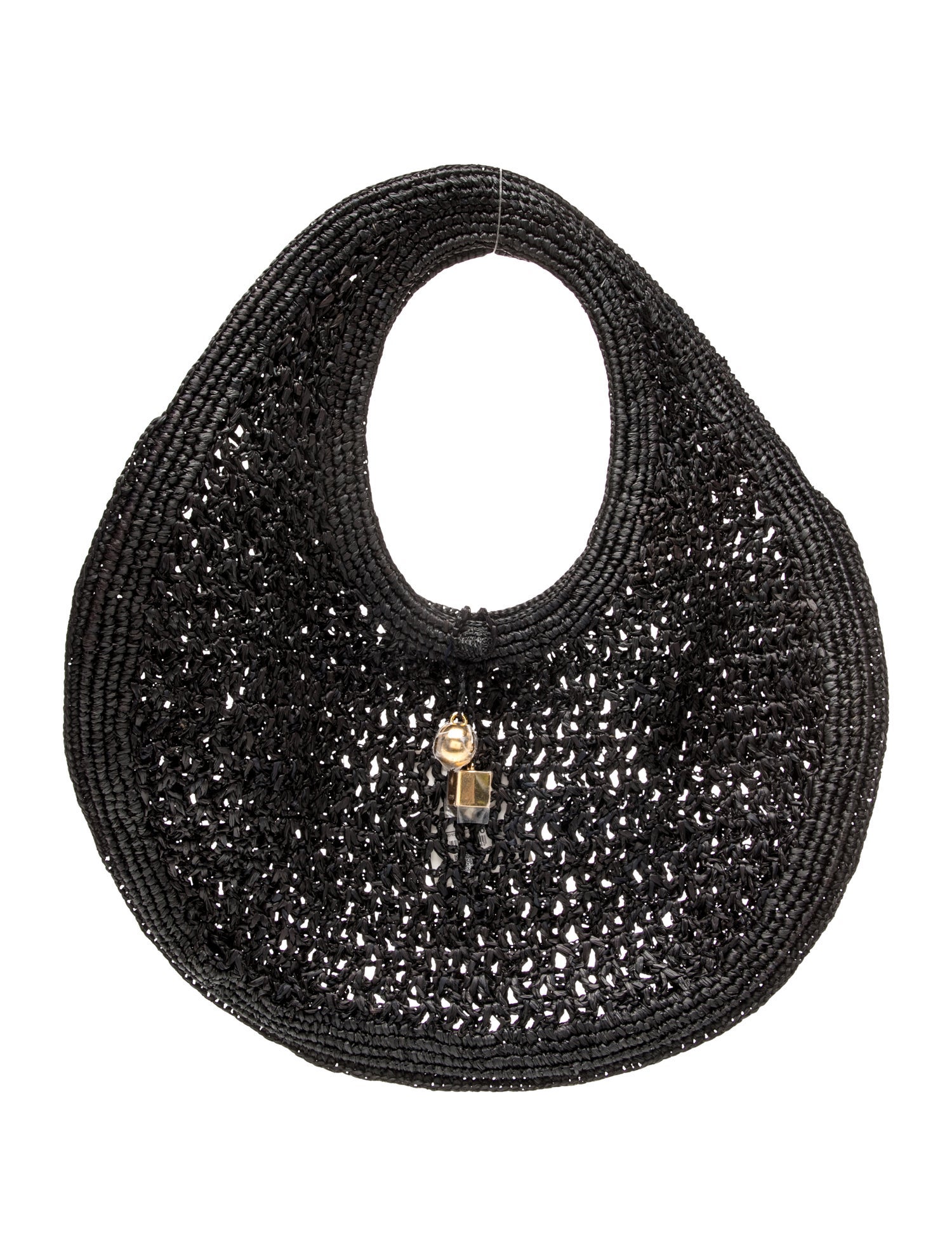 Raffia Le Spiaggia Round Bag Large