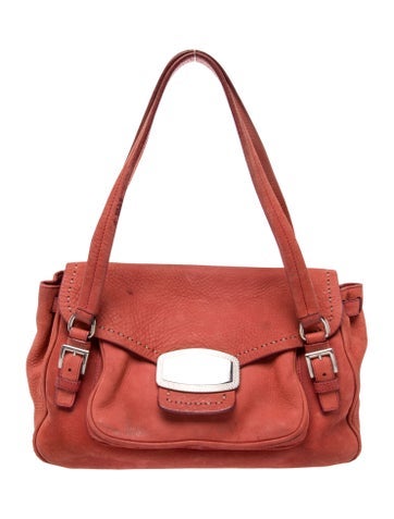 Prada Vitello Daino Leather Shoulder Bag