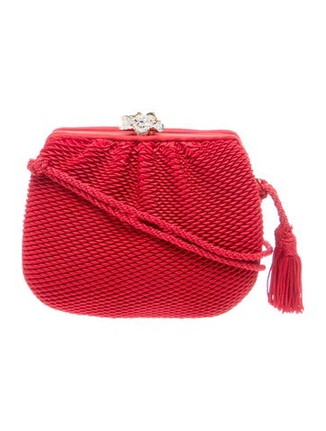 Judith Leiber Satin Shoulder Bag