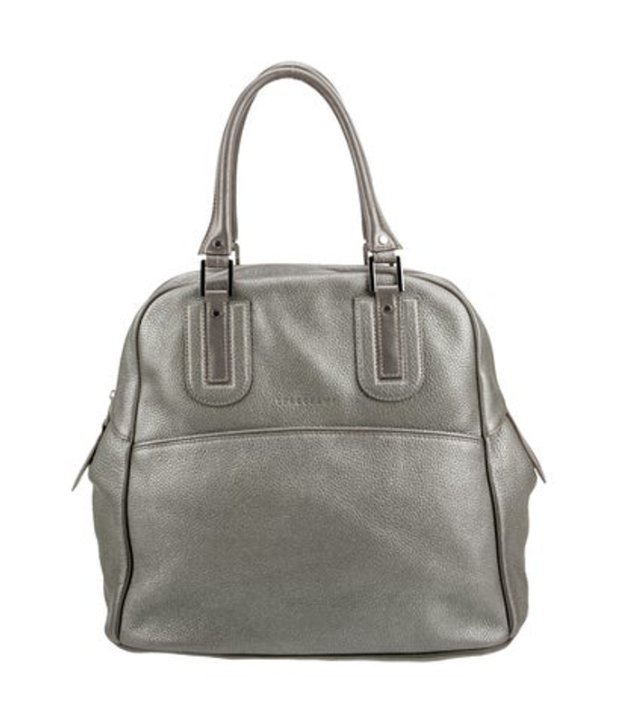 Longchamp Leather Top Handle Bag