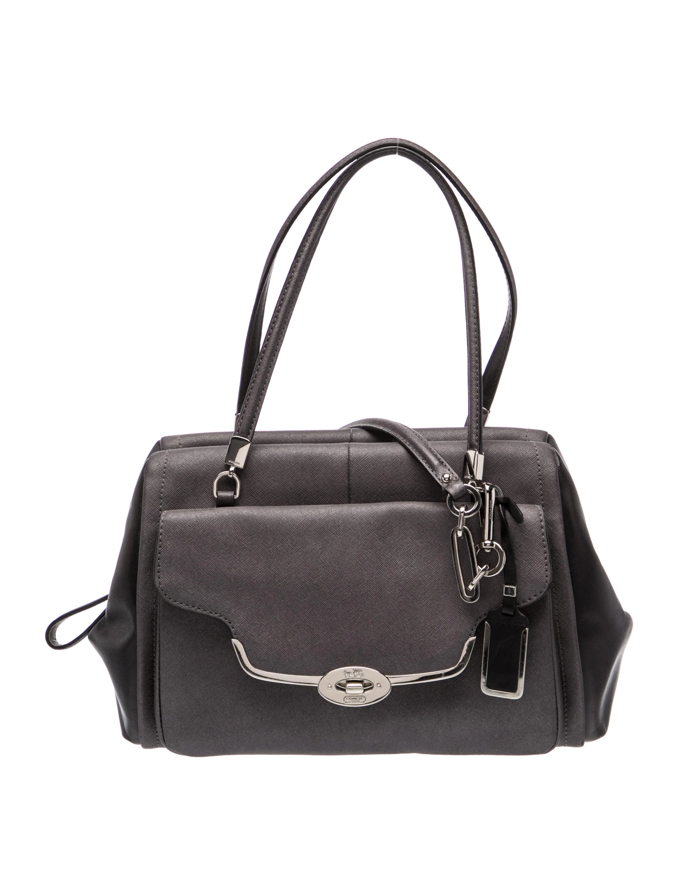 Leather Top Handle Bag
