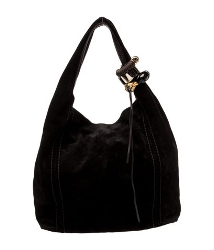 Jimmy Choo Choo Suede Top Handle Bag