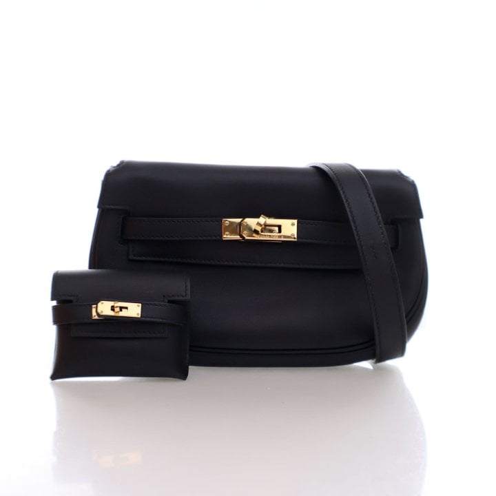 Hermes Noir Swift Kelly Moove