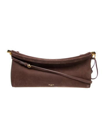Alaia Suede Nubuck Le Click Medium