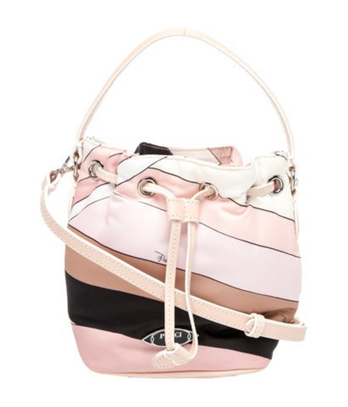 Emilio Pucci Pucci Nylon Top Handle Bag W Tags