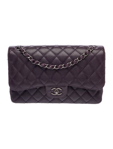 Jumbo Caviar Double Flap Bag