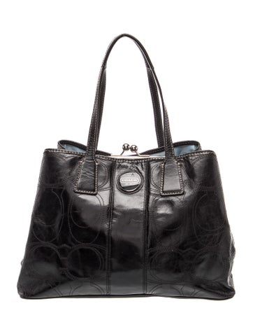 Leather Top Handle Bag