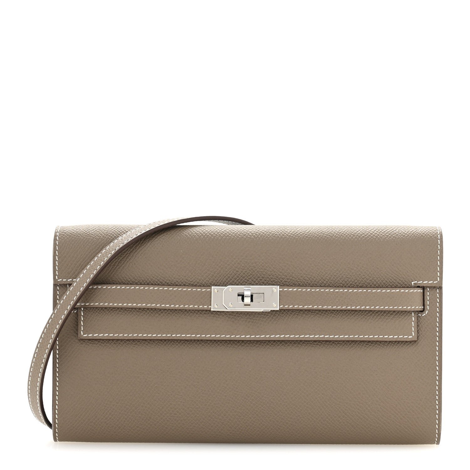 Hermes Epsom Kelly Wallet To Go Etoupe