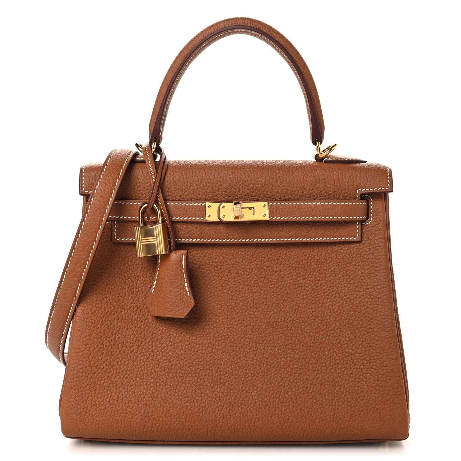 Hermes Togo Kelly Retourne 25 Gold