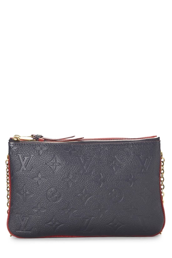 Multicolor Empreinte Double Zip Pochette