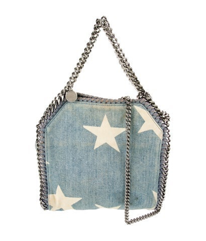 Stella McCartney Mccartney Denim Top Handle Bag