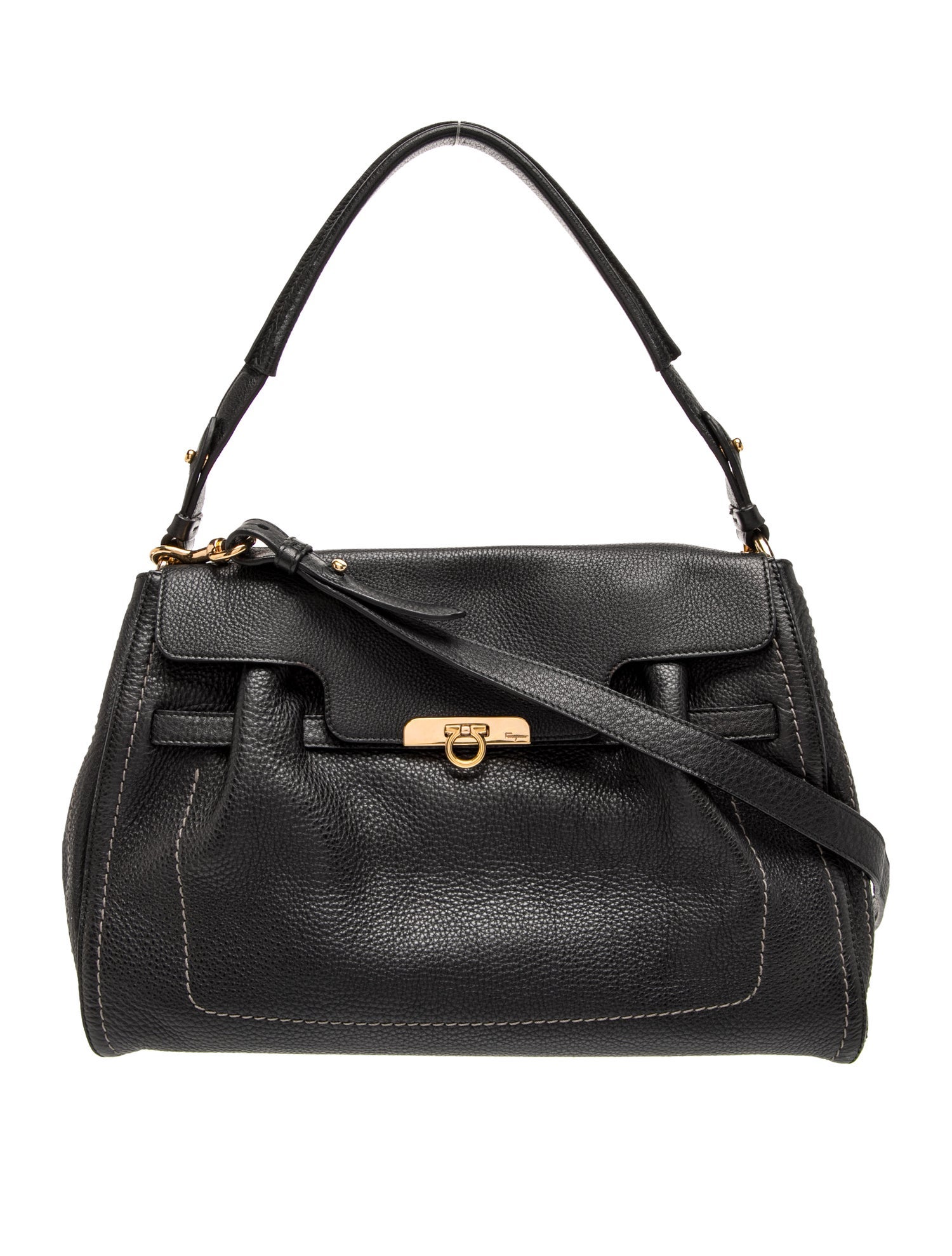 Ferragamo Leather Shoulder Bag