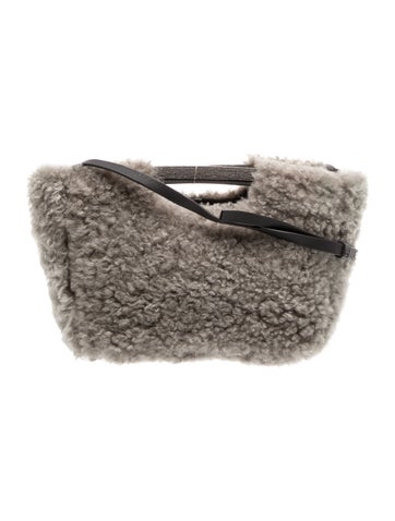 Shearling Shoulder Bag