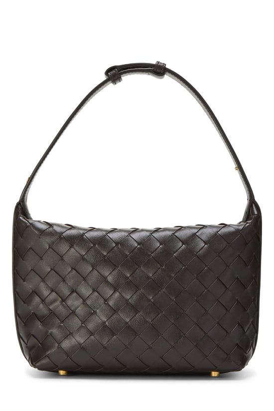 Brown Intrecciato Wallace Mini