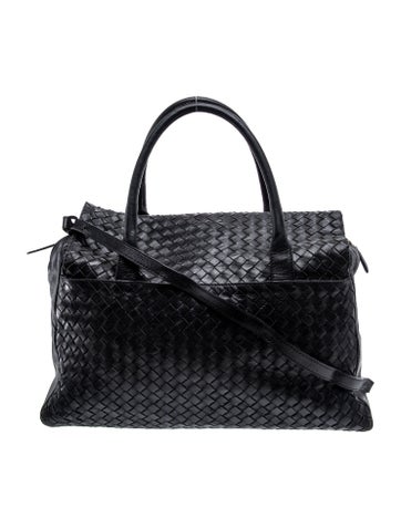 Intrecciato Top Handle Bag Vintage