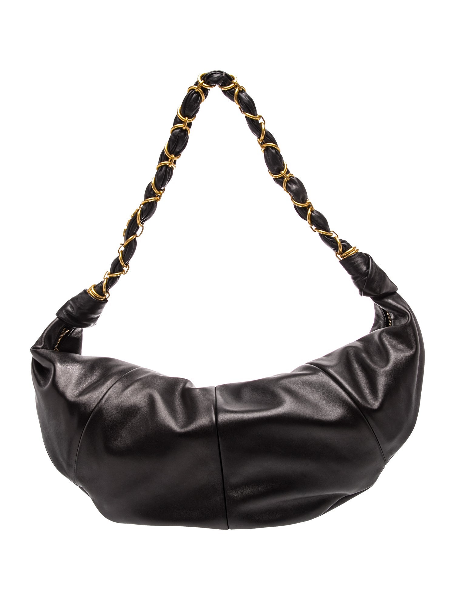 Saint Laurent Leather 2026 Lambskin Amalia Hobo 2026