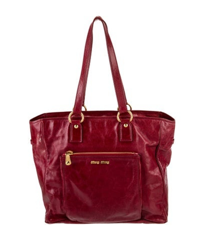 Miu Miu Miu Leather Tote