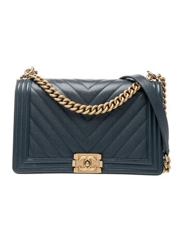 Large Chevron Boy Bag
