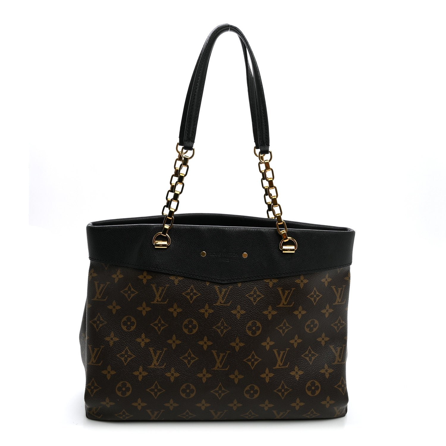 Louis Vuitton Monogram Pallas Shopper Black