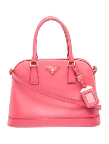 Saffiano Leather Top Handle Bag