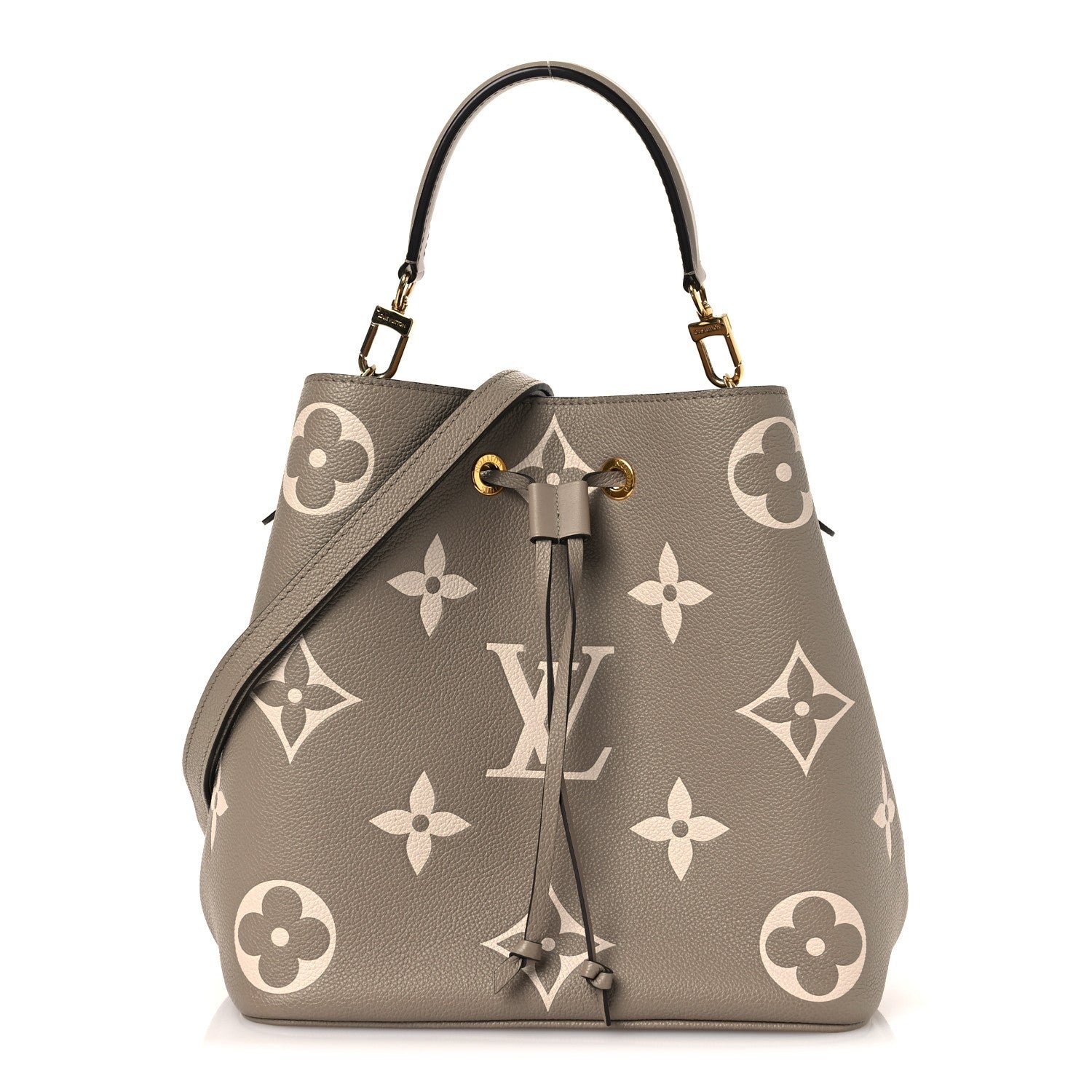 Louis Vuitton Empreinte Monogram Giant Neonoe MM Tourterelle Creme