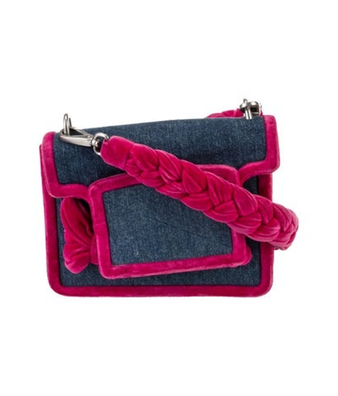 Miu Miu Miu Denim Shoulder Bag