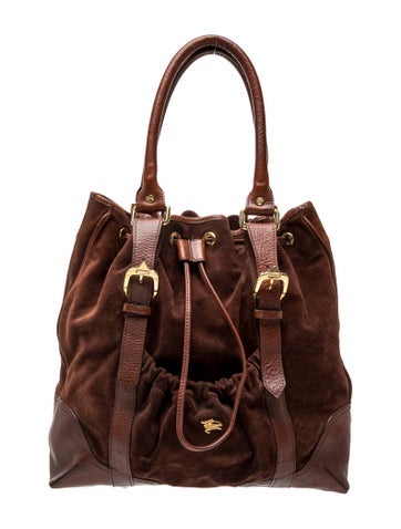 Suede Bucket Bag