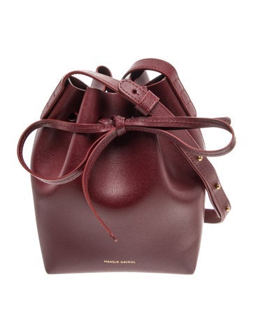 Mansur Gavriel Leather Bucket Bag