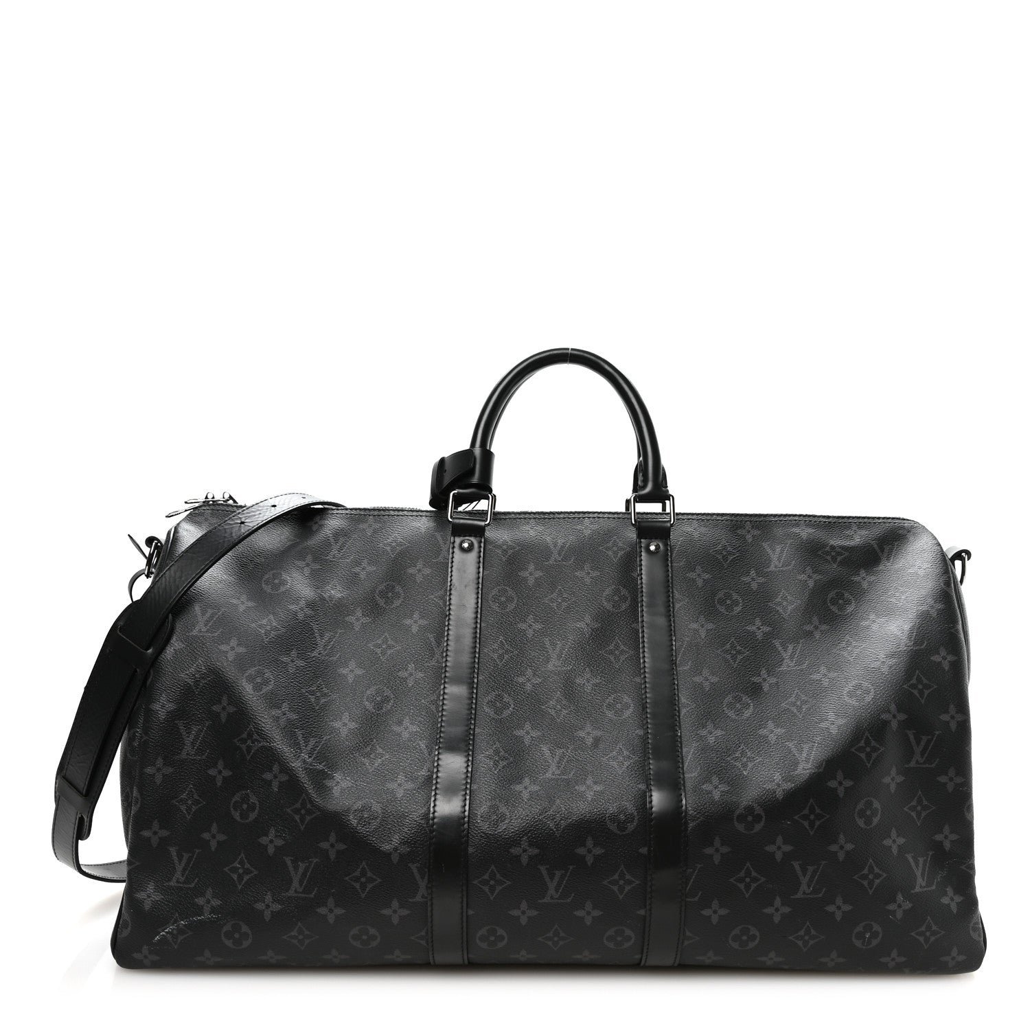 Louis Vuitton Monogram Eclipse Keepall Bandouliere 55