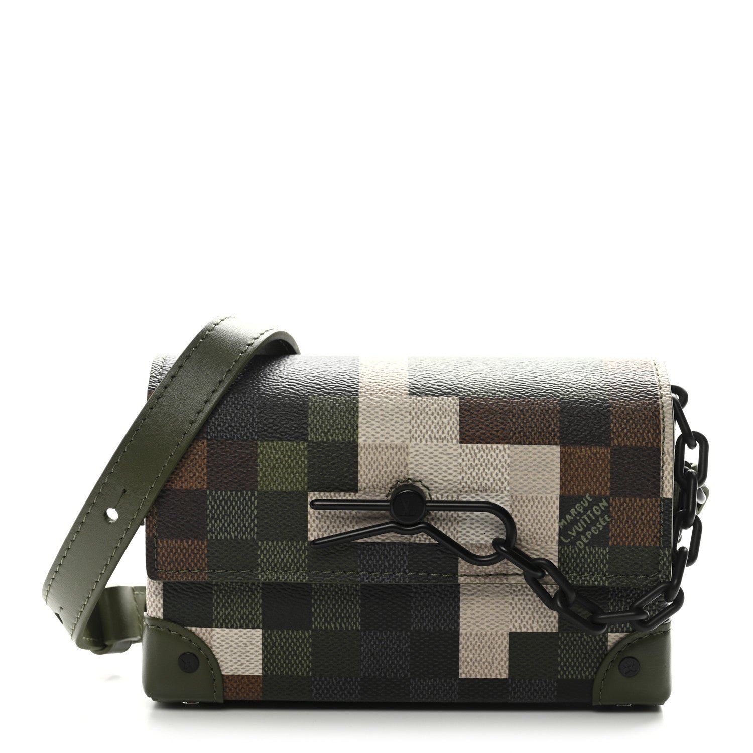 Louis Vuitton Damoflage Steamer Wearable Wallet Green