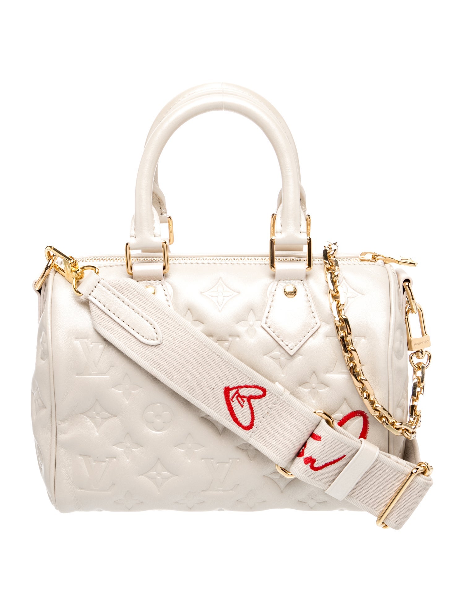 LV Monogram Speedy Bandouliere 22