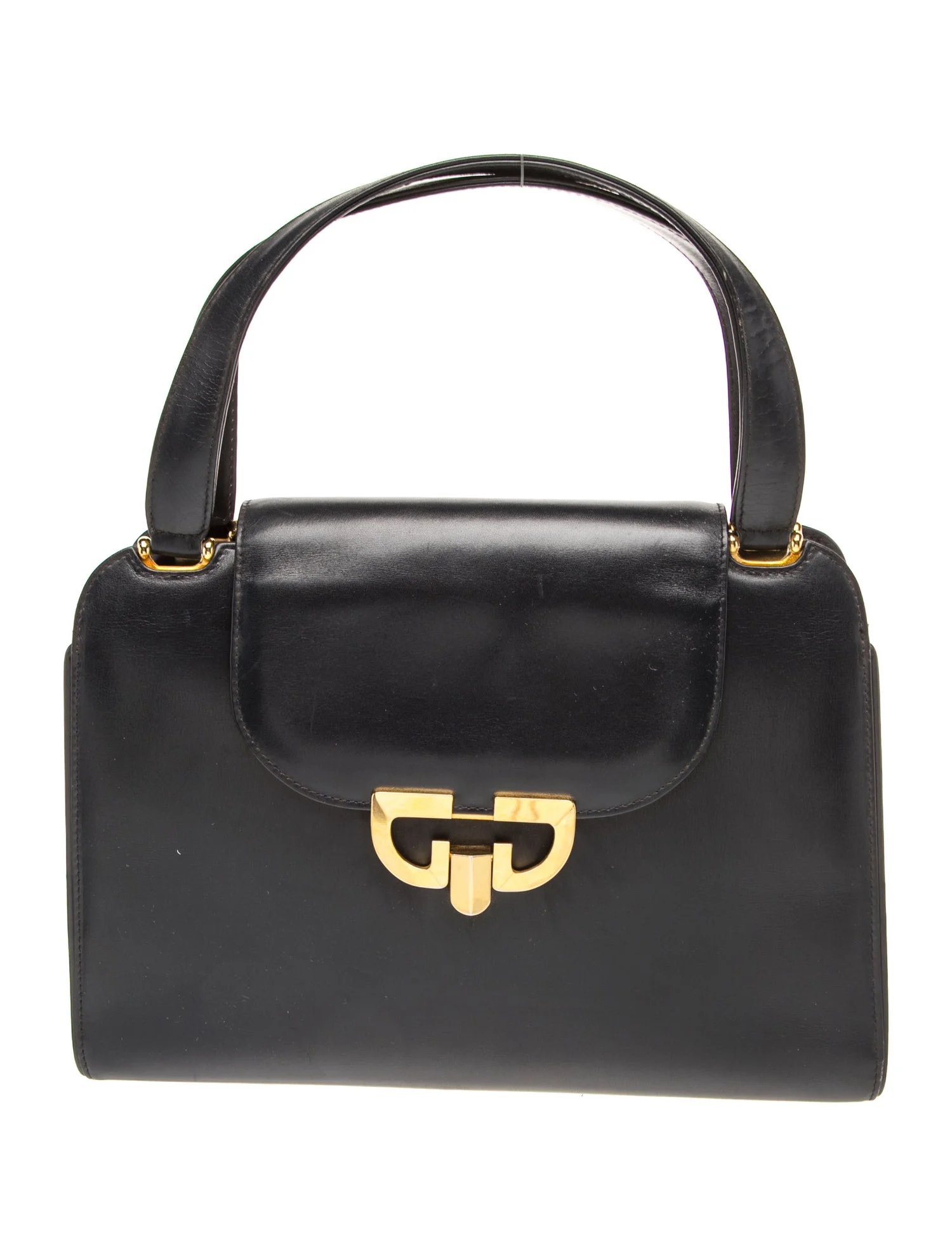 Leather Top Handle Bag