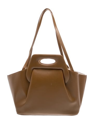 Themoire Leather Shoulder Bag