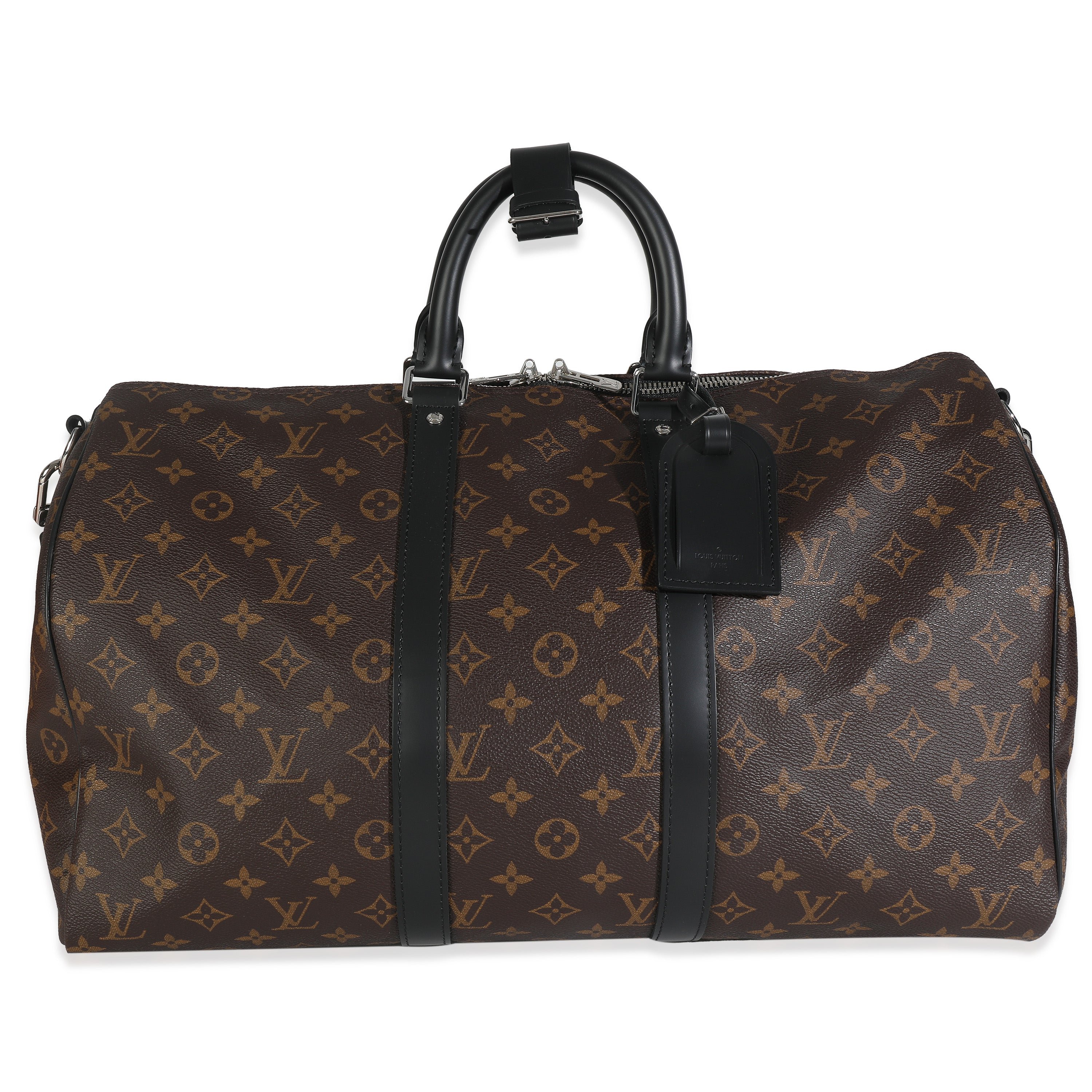 Louis Vuitton Monogram Macassar Keepall Bandouliere 45