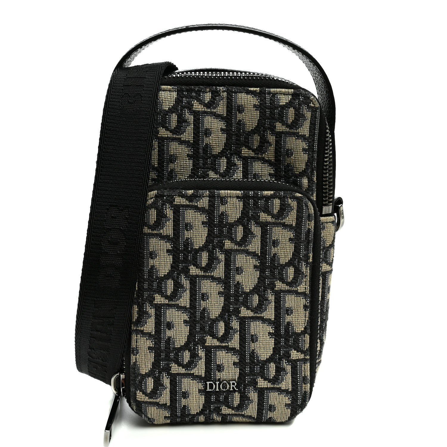 Christian Dior Oblique Micro Rider Pouch Blue